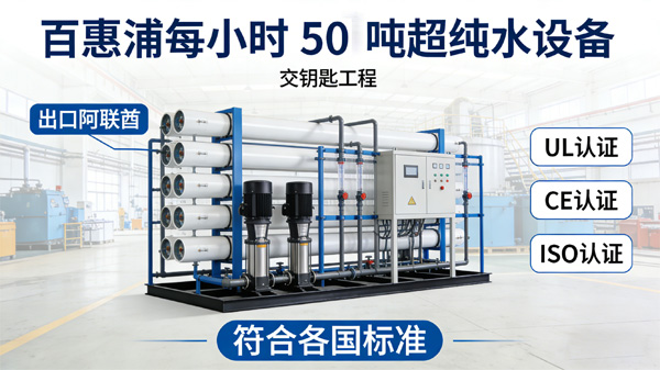 百惠浦超純水設(shè)備出口阿聯(lián)酋